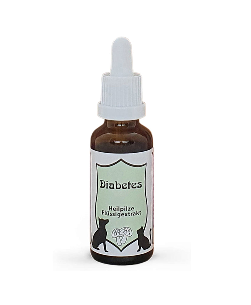 CatAmore medicinale paddenstoelen vloeibaar extract voor dieren mycotherapie DIABETES voedingssupplement 30ml