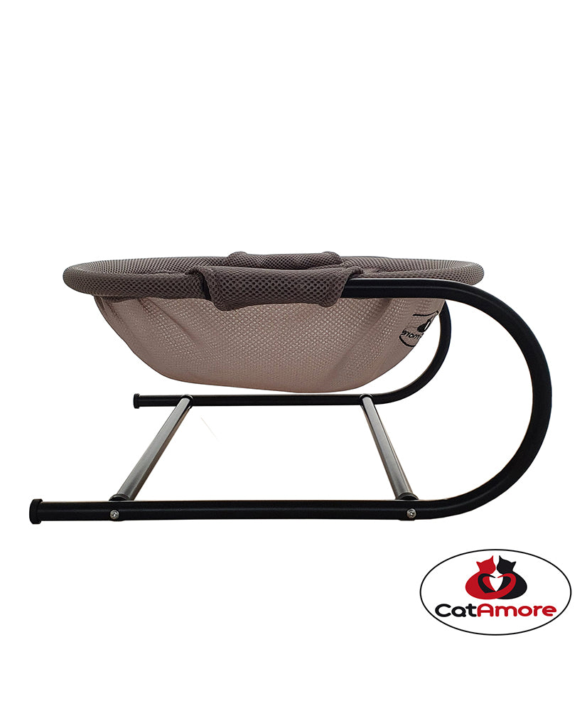 CatAmore Kattenbed Schommelwieg voor katten Huisdierenbed Kattenhonden Hondenbed Wasbaar Stof Metaal