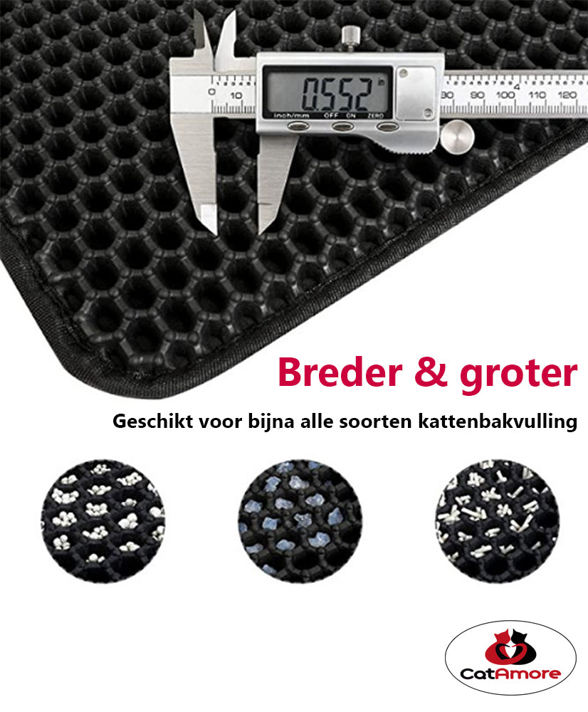 Tapis de litière pour chat XXL grand tapis de litière pour bac à litière comme tapis de sol pour toilette de chat sous-couche 2 différentes tailles