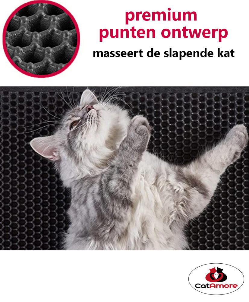 Tapis de litière pour chat XXL grand tapis de litière pour bac à litière comme tapis de sol pour toilette de chat sous-couche 2 différentes tailles