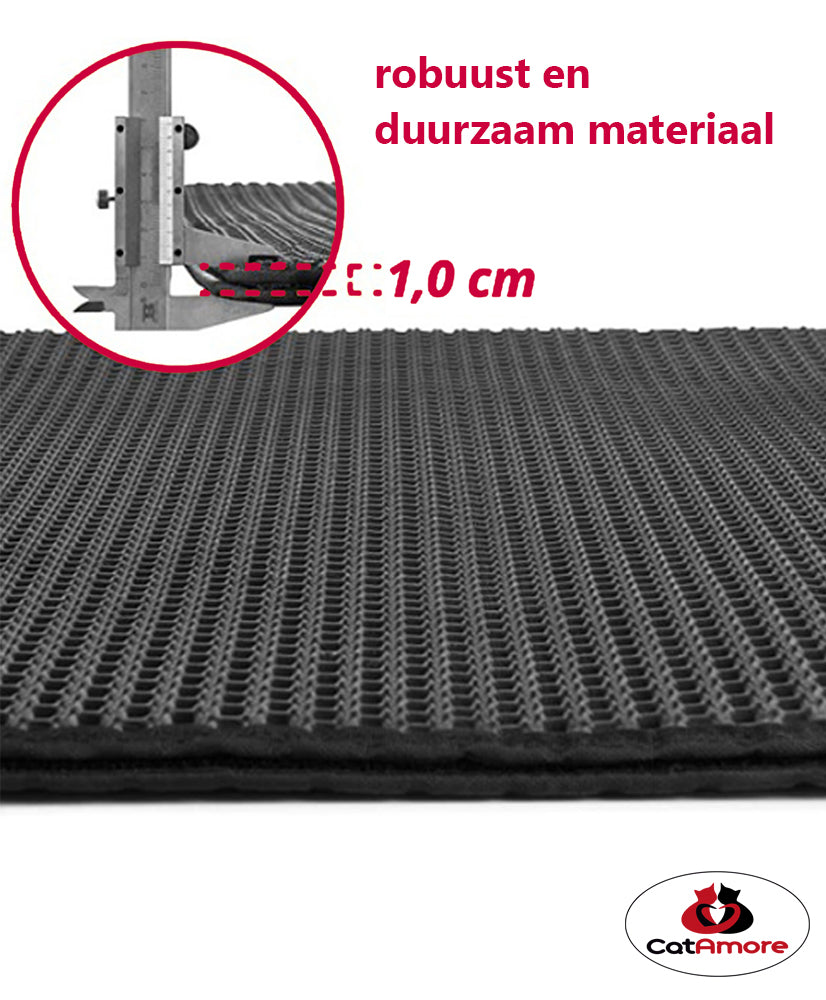 Tapis de litière pour chat XXL grand tapis de litière pour bac à litière comme tapis de sol pour toilette de chat sous-couche 2 différentes tailles