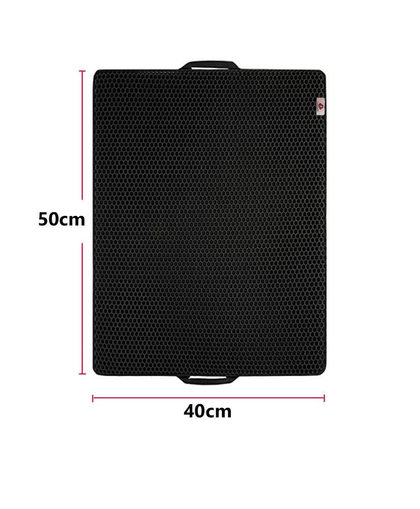 Tapis de litière pour chat XXL grand tapis de litière pour bac à litière comme tapis de sol pour toilette de chat sous-couche 2 différentes tailles