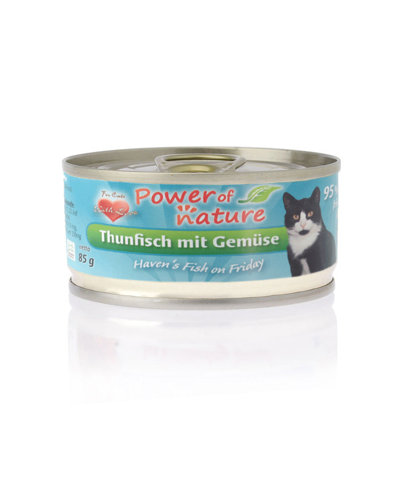 85g Power of Nature Natural Cat Haven's Fish on Friday Thon avec légumes