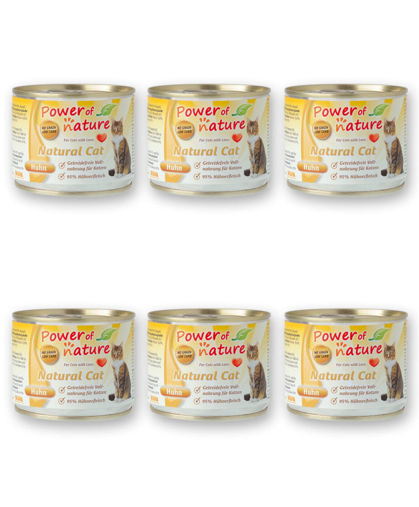 Natural Cat Natvoer Kip 6 x 200g