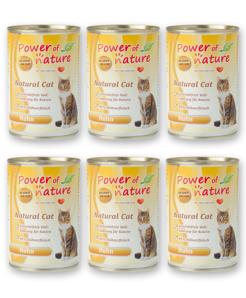 Natural Cat Natvoer Kip 6 x 400g