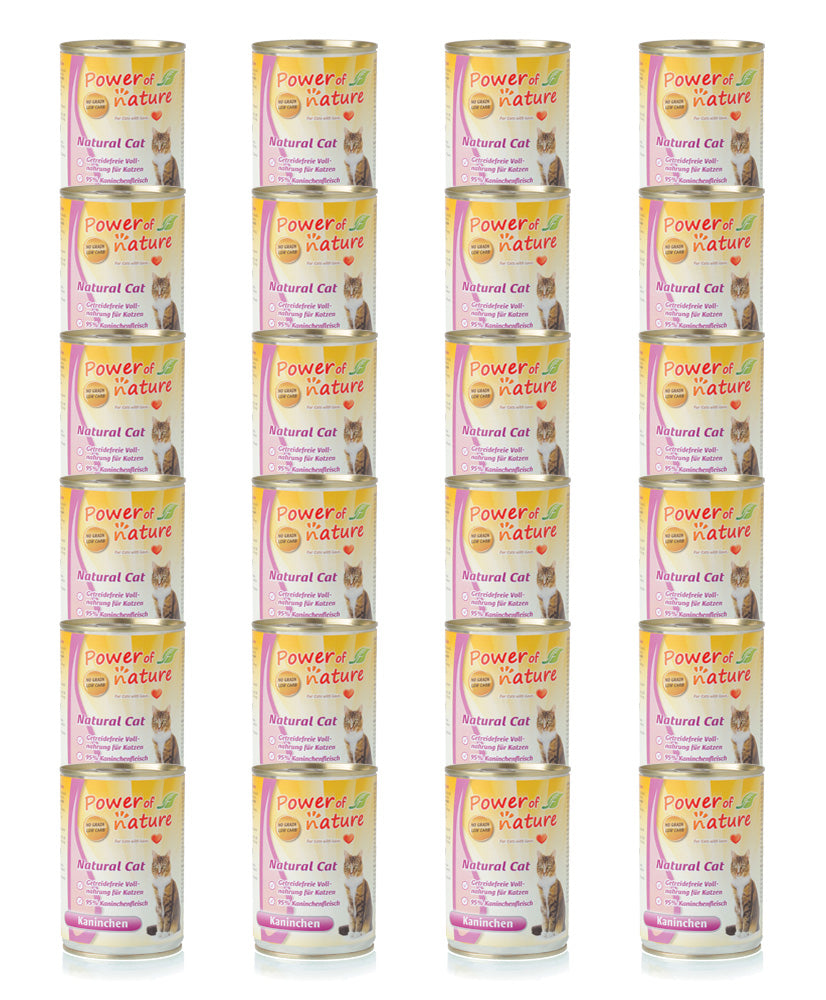 Natural Cat Natvoer Konijn 24 x 400g