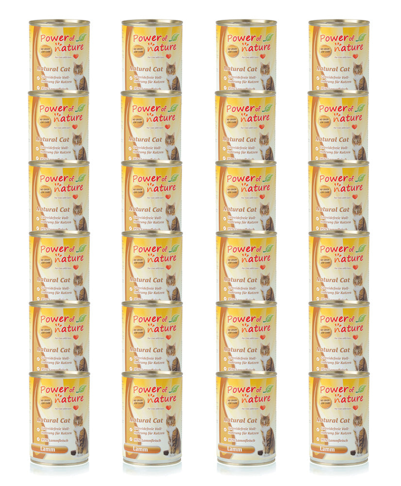 Natural Cat Natvoer Lam 24 x 400g