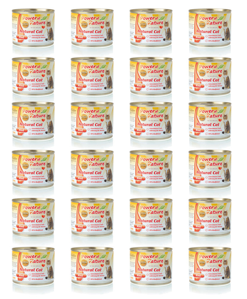 Natural Cat Natvoer Rund 24 x 200g