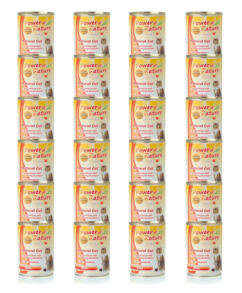 Natural Cat Natvoer Rund 24 x 400g