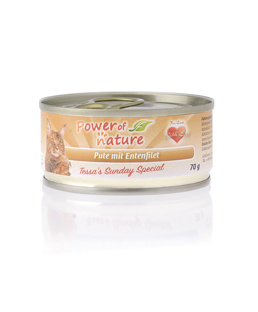 Tessa's Sunday Special Natvoer Kalkoen met eendenfilet 70g