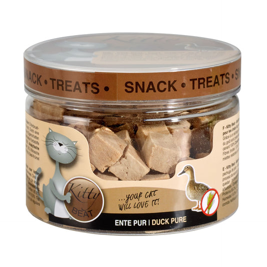 Kitty Beat 100% Eend – Gevriesdroogde Kattensnack (35 g)