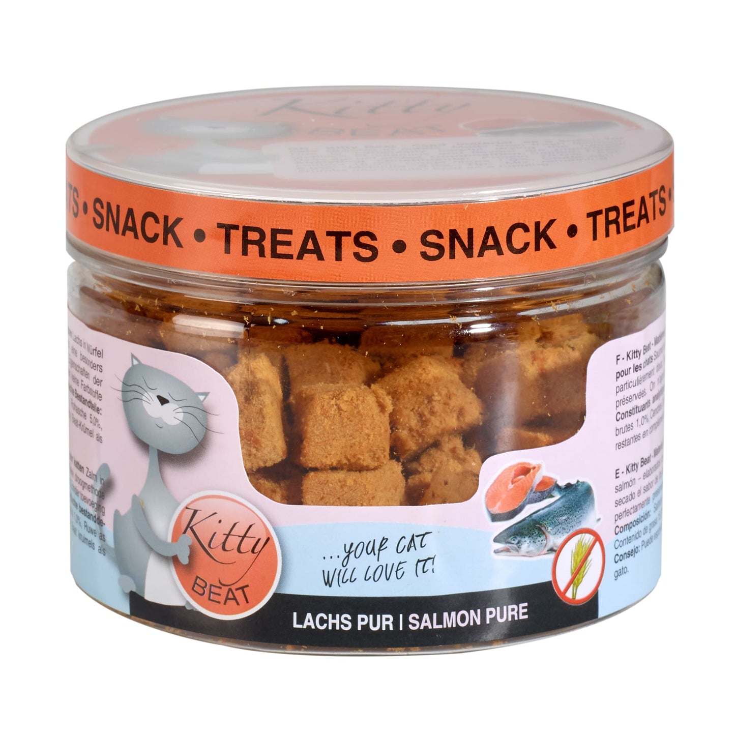 Kitty Beat 100% Zalm – Gevriesdroogde Kattensnack (35 g)