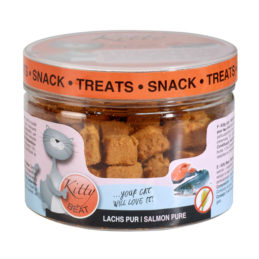 Kitty Beat 100% Zalm – Gevriesdroogde Kattensnack (35 g)