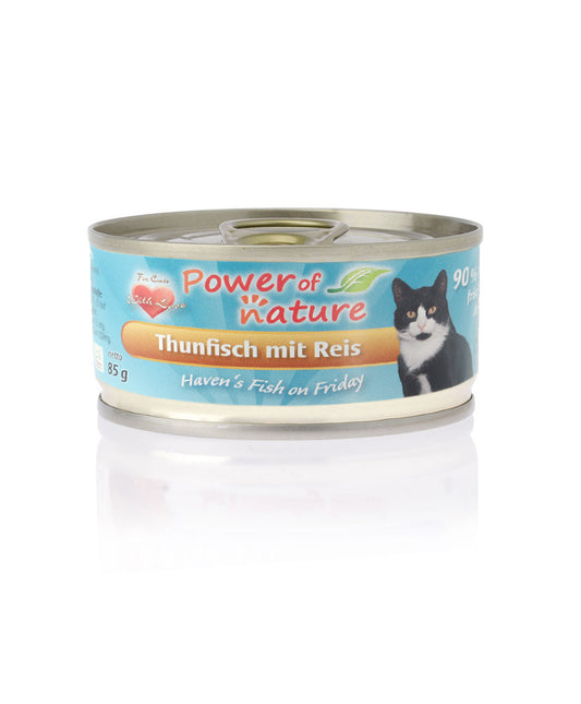 85g Power of Nature Natural Cat Haven's Fish on Friday Tonijn met rijst