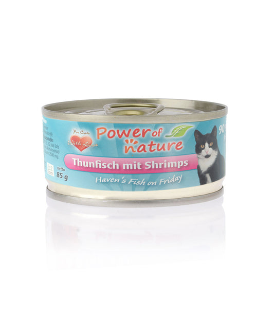 85g Power of Nature Natural Cat Haven's Fish on Friday Thon avec crevettes